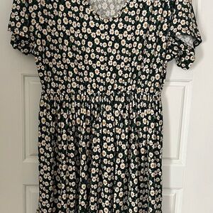 Floral Short Sleeve Dress